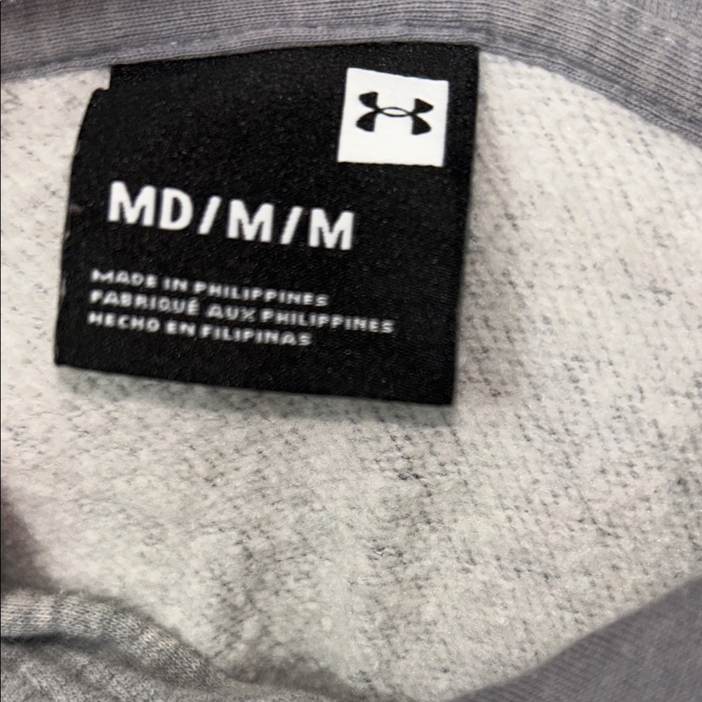 UNDER ARMOUR Heather Gray Pullover - Picture 3 of 4